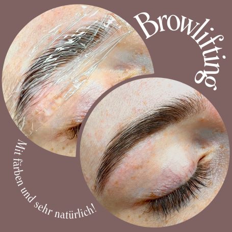 Referenzbild, Frau, Browlifting