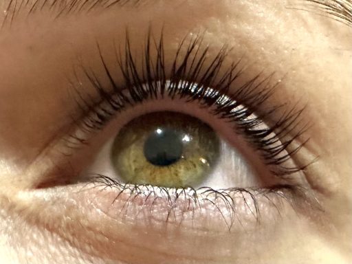 Referenzbild Frauenauge Wimpern.- Lashlifting