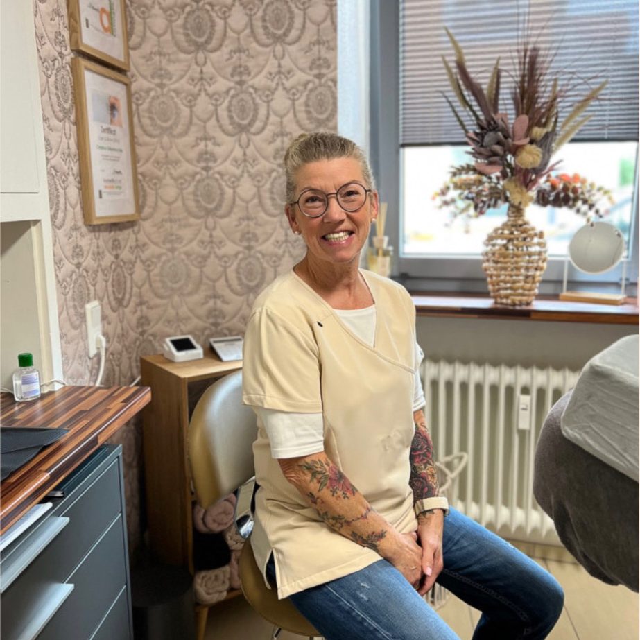 Inhaberin in ihrem Studio